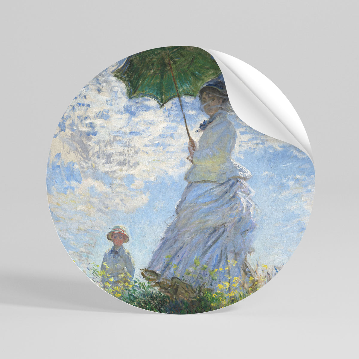 WHISPERS OF SPRING Αυτοκόλλητη Αφίσα στρογγυλή