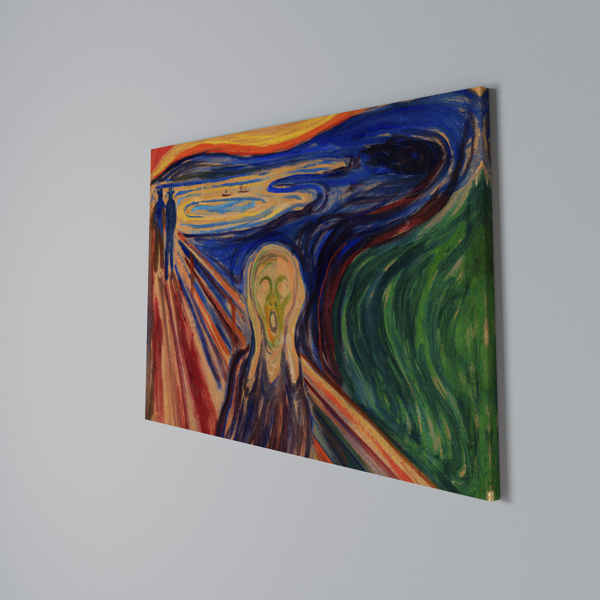 THE SCREAM Horizontal Canvas Print