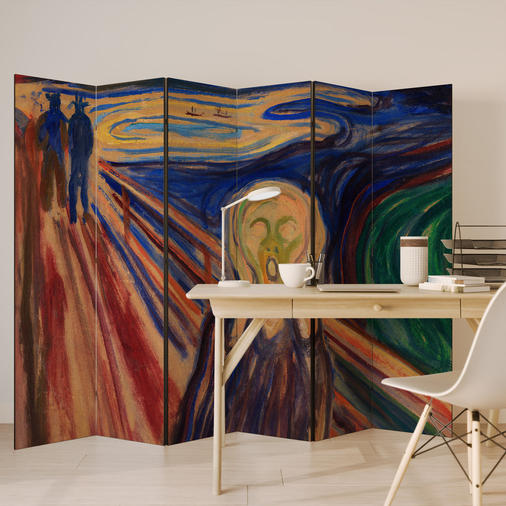 THE SCREAM 6-Panel Room Divider