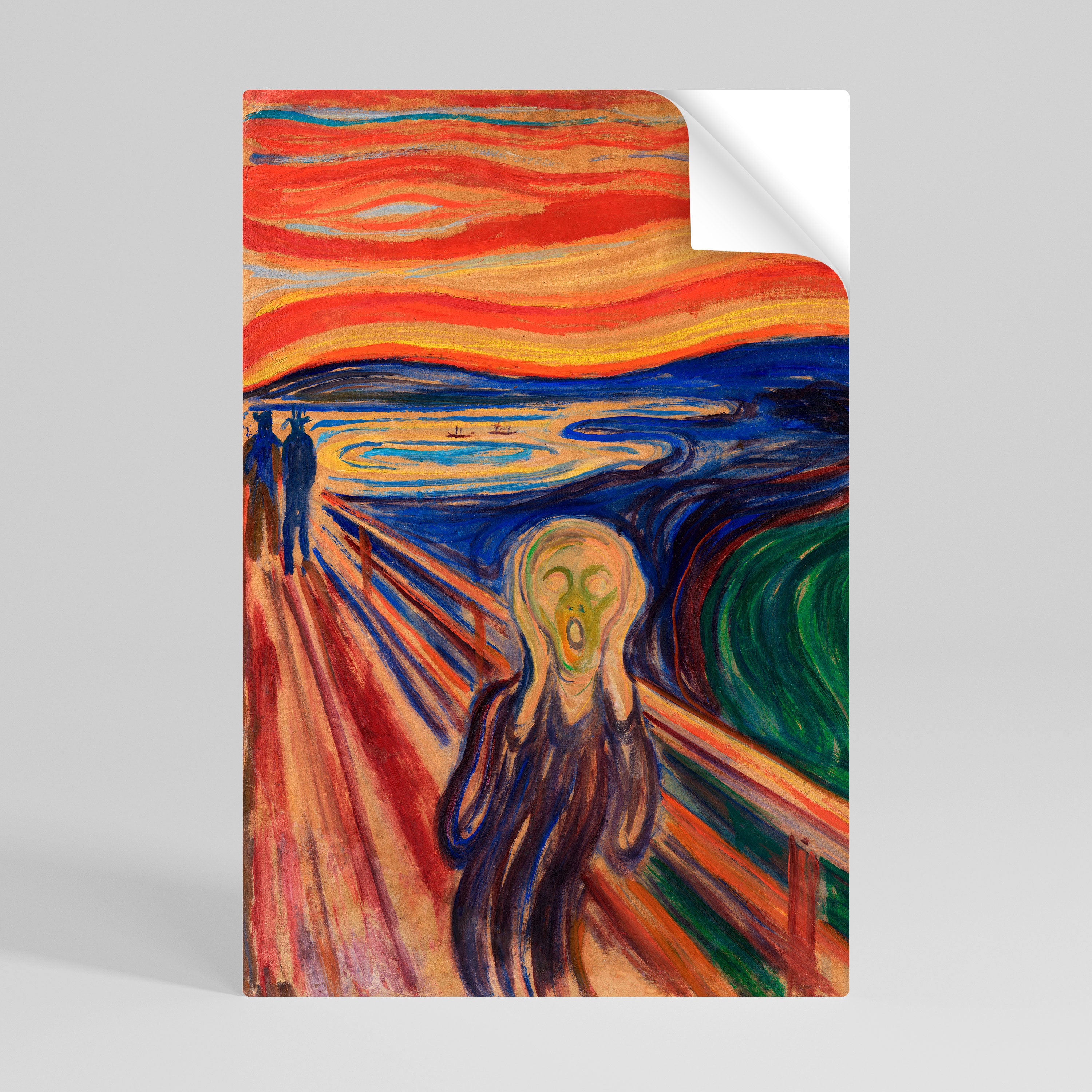 THE SCREAM Αυτοκόλλητη Αφίσα κάθετη