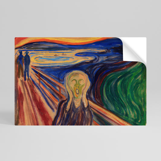 THE SCREAM Αυτοκόλλητη Αφίσα οριζόντια