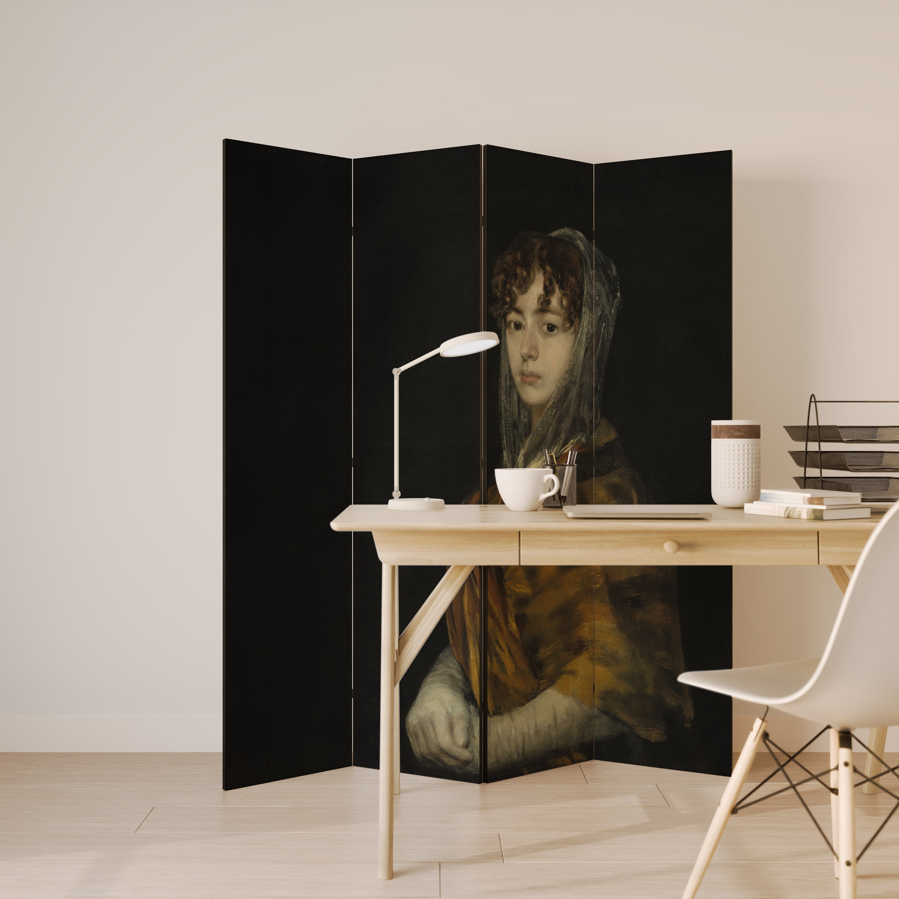 WHISPERS OF HISTORY Παραβάν με 4 πάνελ