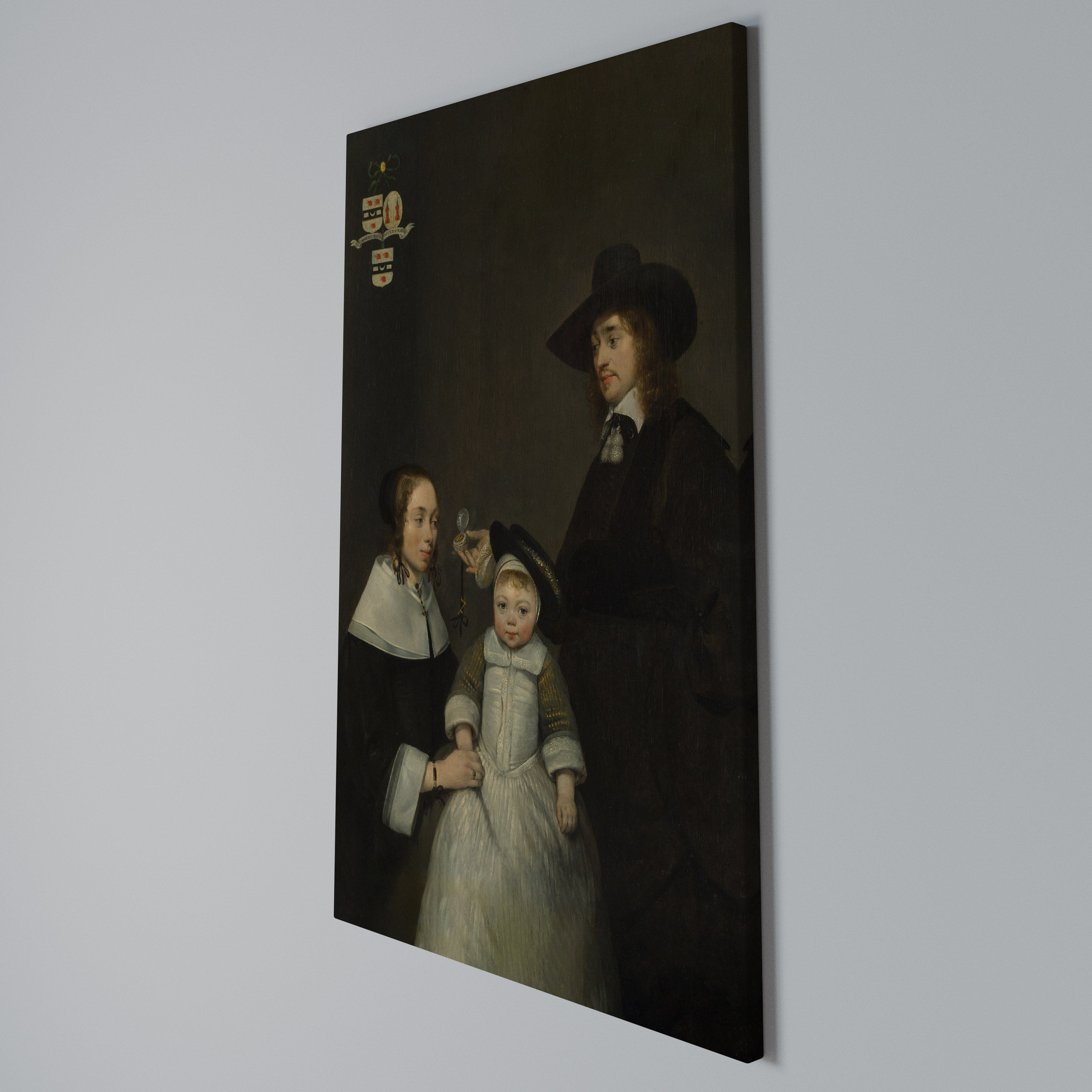 CHERISHED MOMENTS EMBRACED Vertical Canvas Print