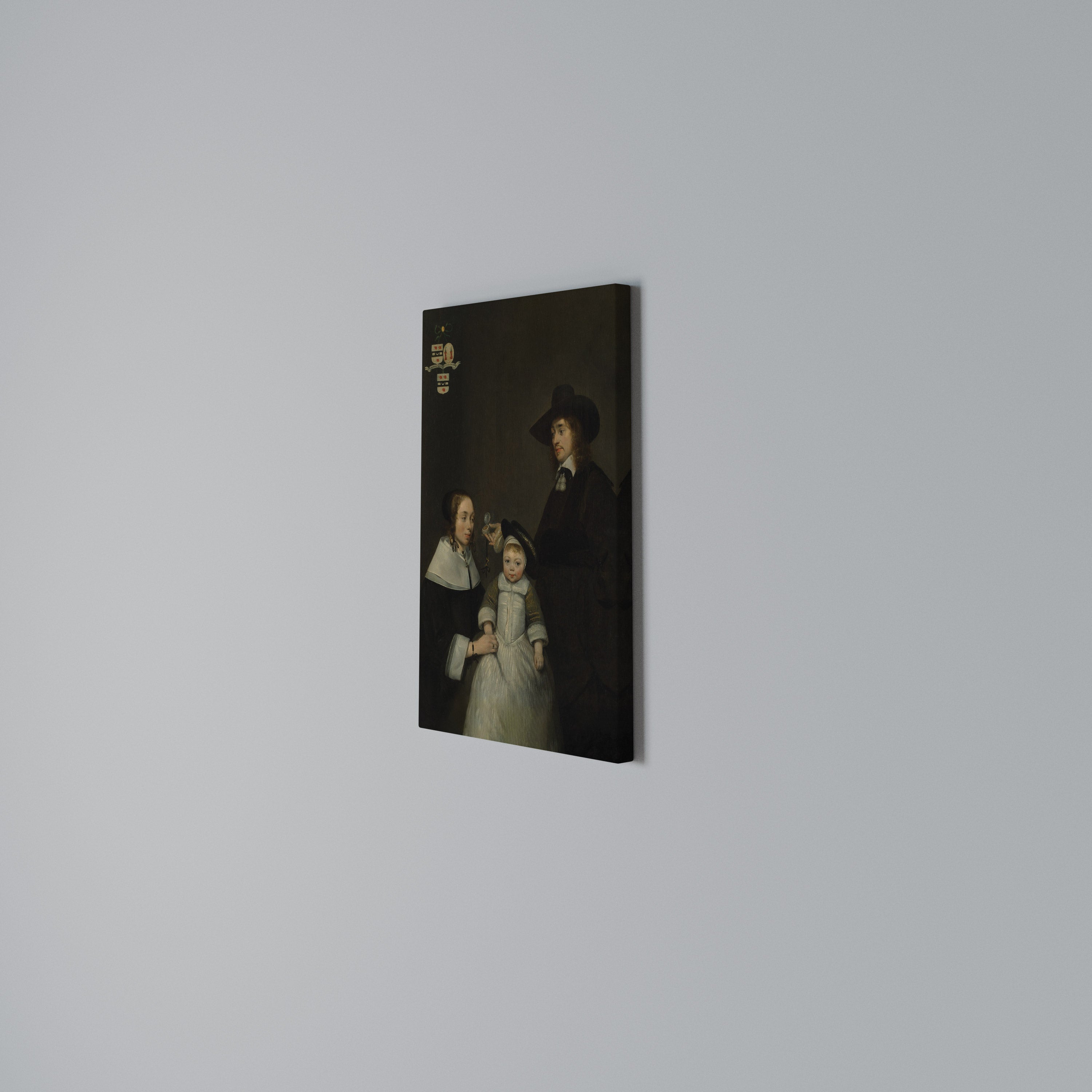 CHERISHED MOMENTS EMBRACED Vertical Canvas Print