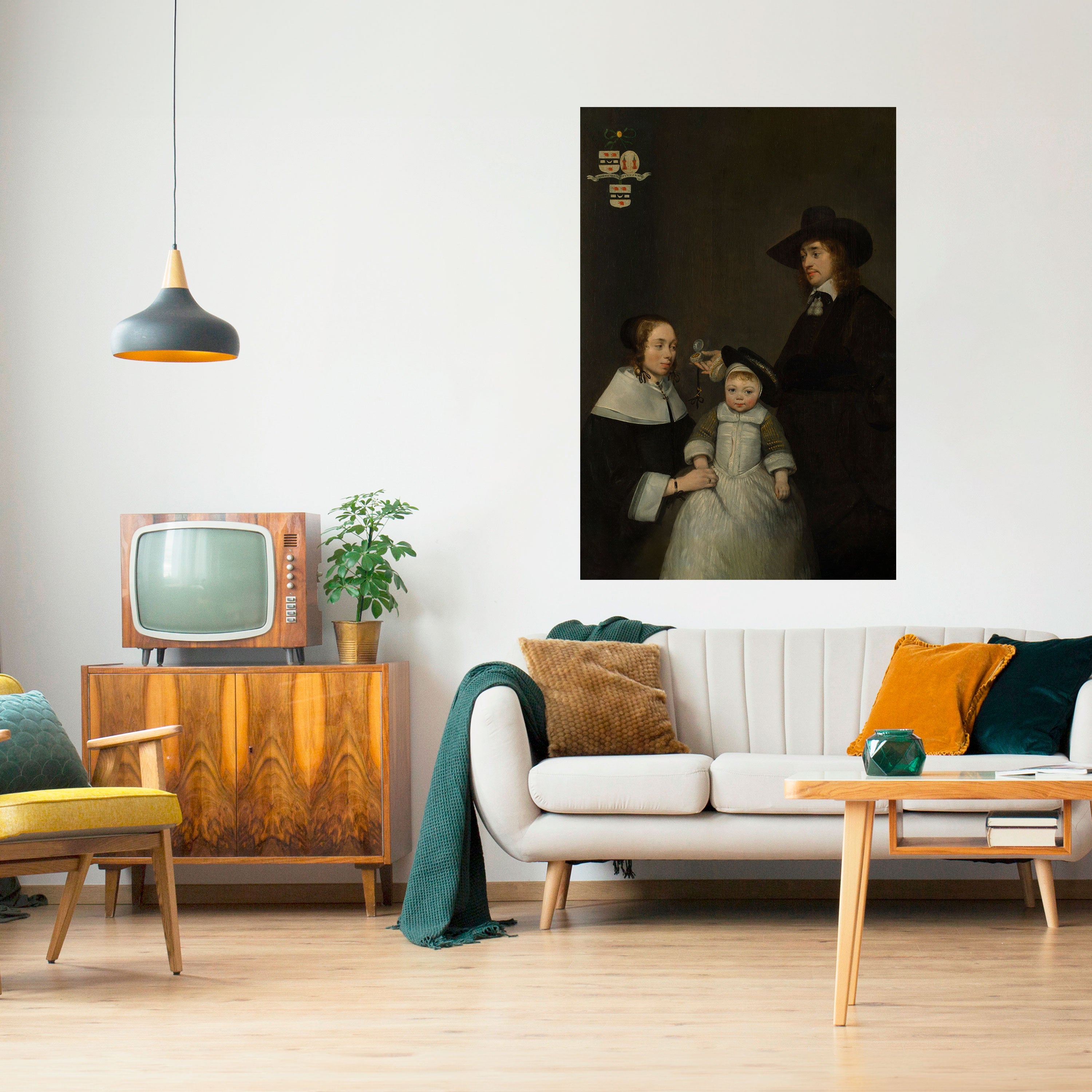 CHERISHED MOMENTS EMBRACED Peel and Stick Vertical Poster