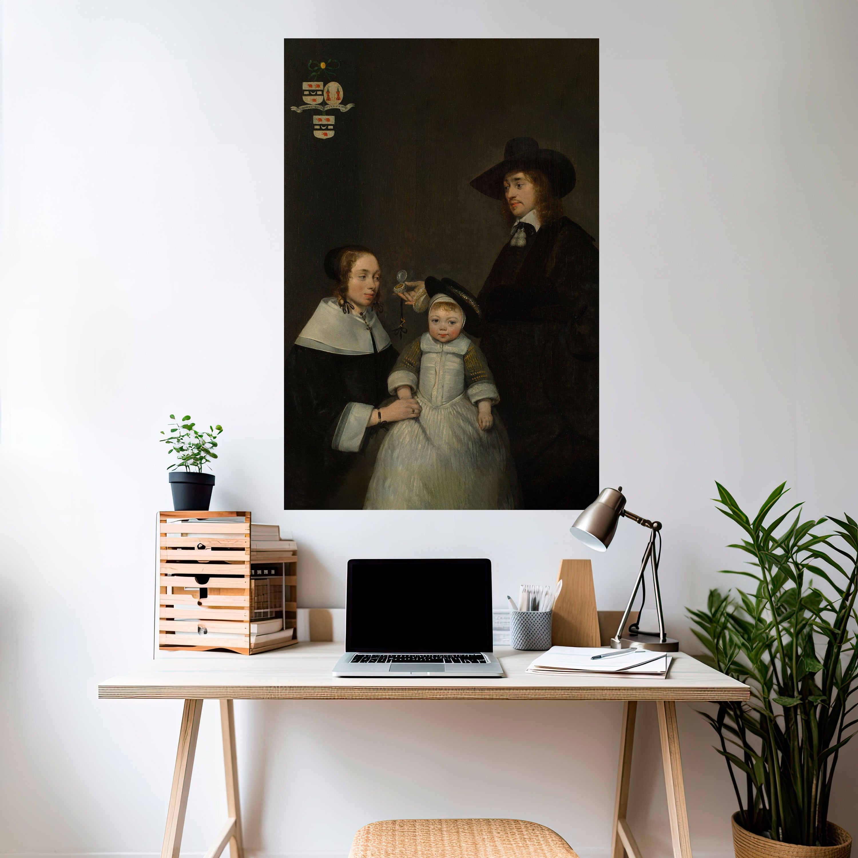 CHERISHED MOMENTS EMBRACED Peel and Stick Vertical Poster