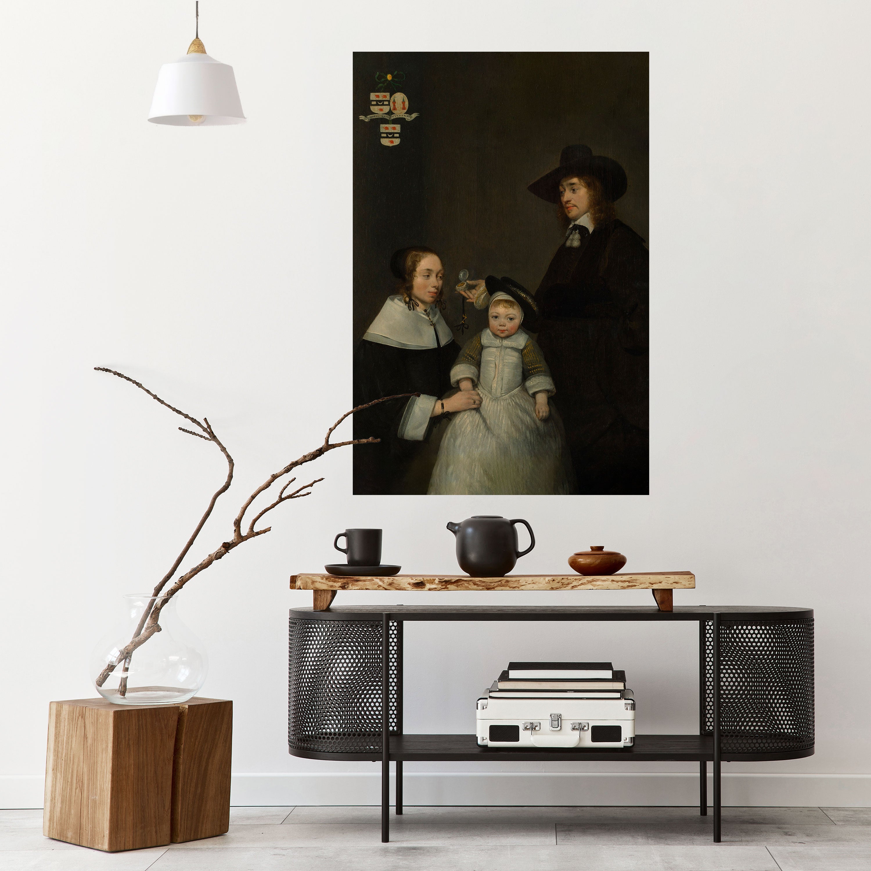 CHERISHED MOMENTS EMBRACED Peel and Stick Vertical Poster