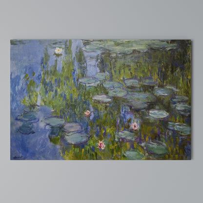 WATER LILIES Horizontal Canvas Print