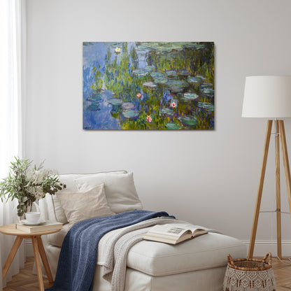 WATER LILIES Horizontal Canvas Print