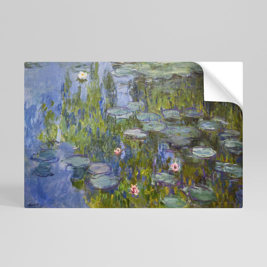 WATER LILIES Αυτοκόλλητη Αφίσα οριζόντια