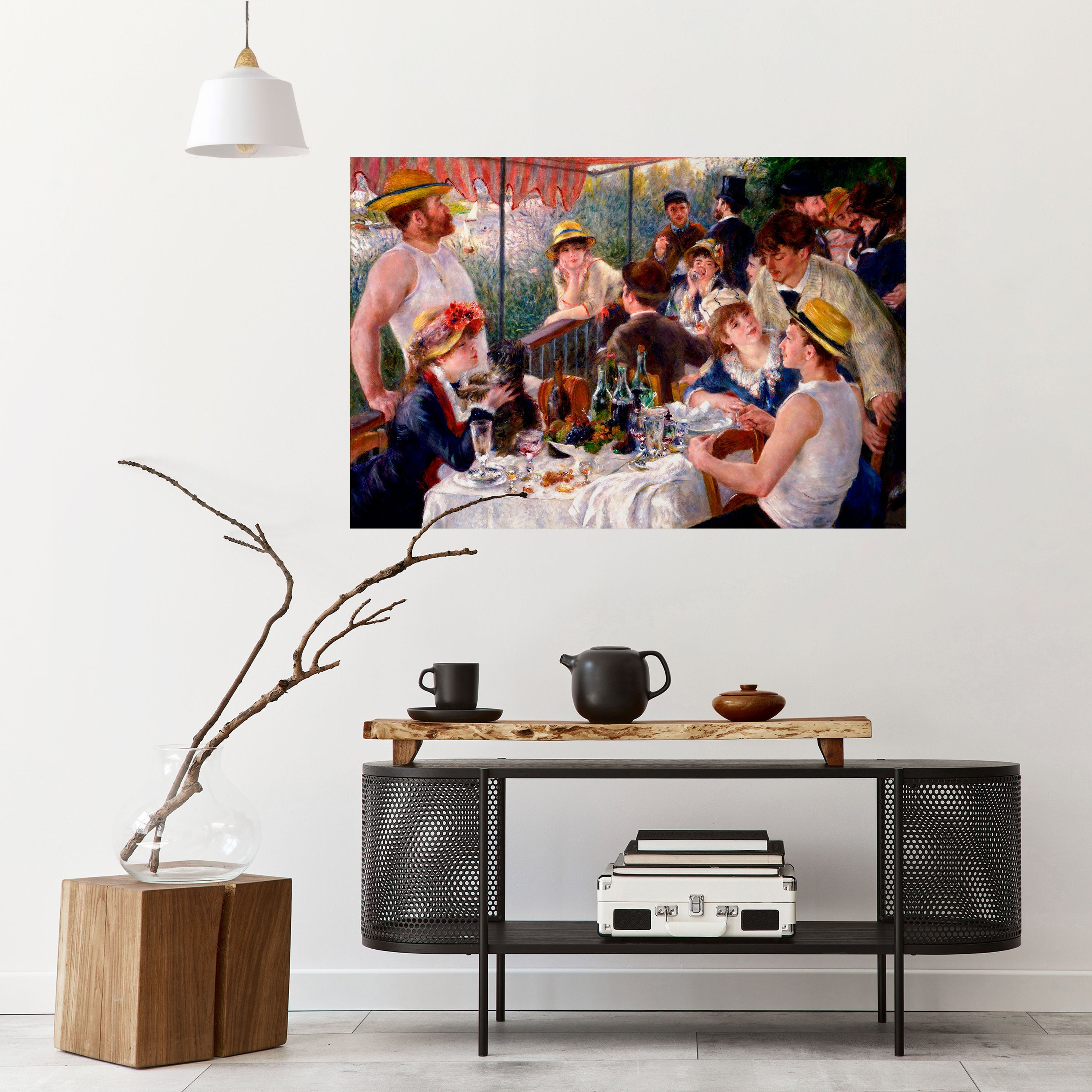 LUNCHEON OF THE BOATING PARTY Peel and Stick Horizontal Poster