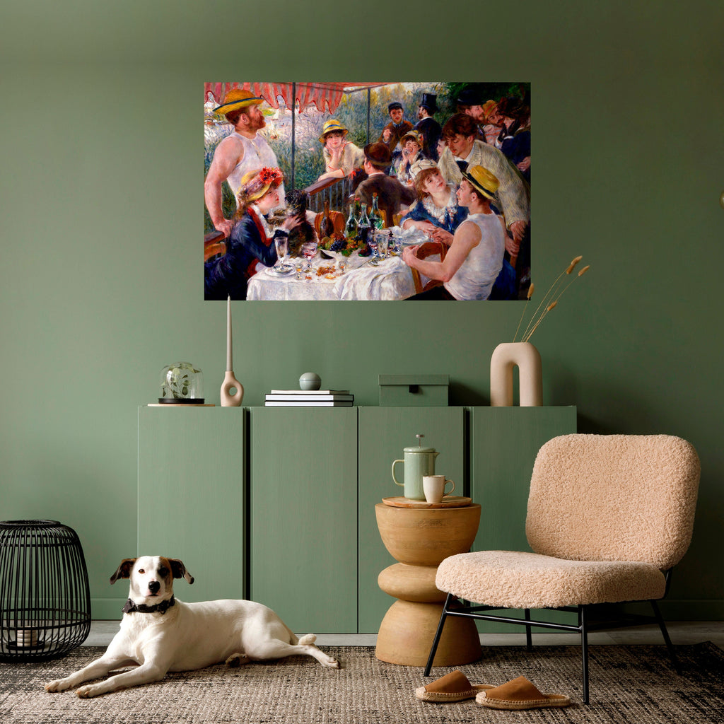 LUNCHEON OF THE BOATING PARTY Peel and Stick Horizontal Poster