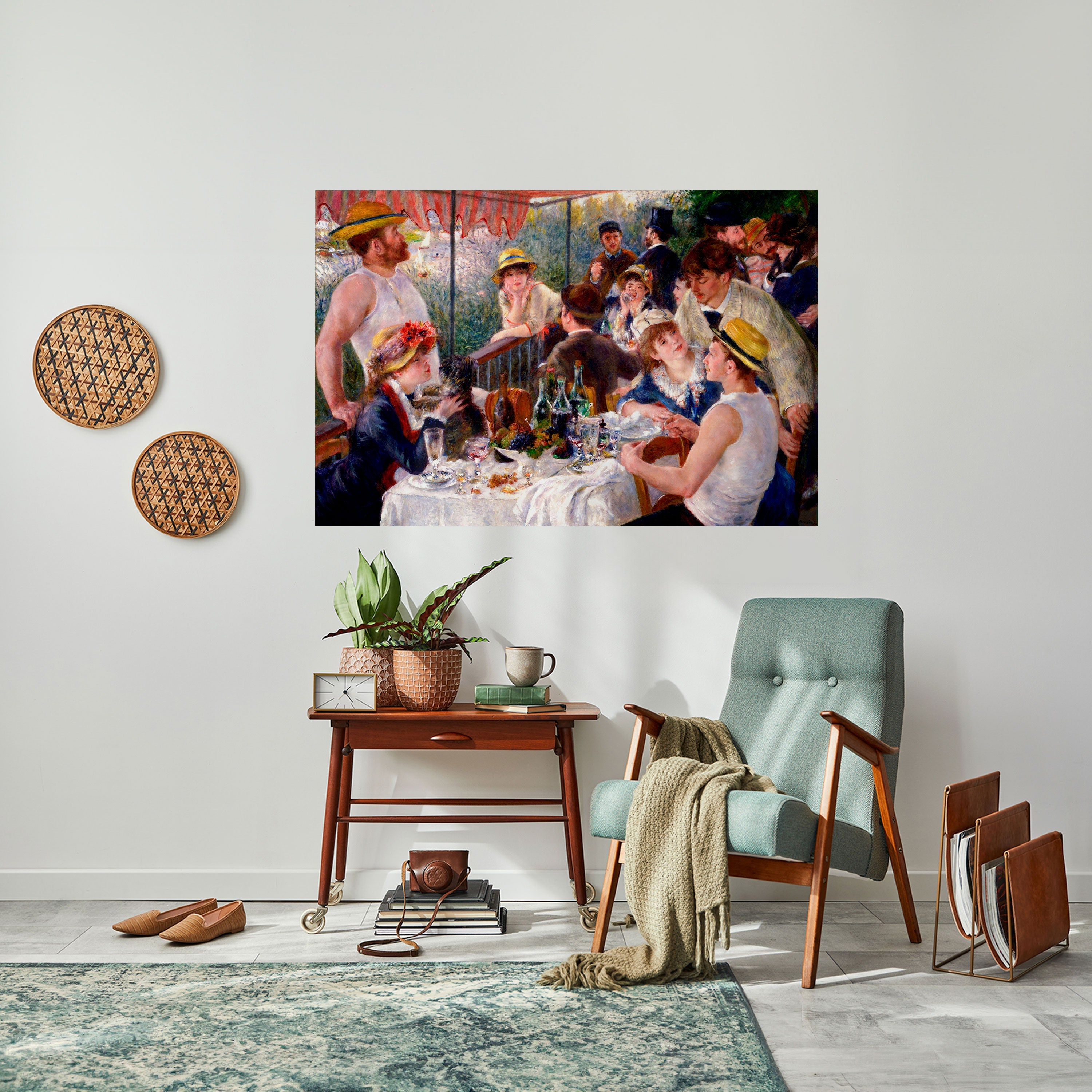 LUNCHEON OF THE BOATING PARTY Peel and Stick Horizontal Poster