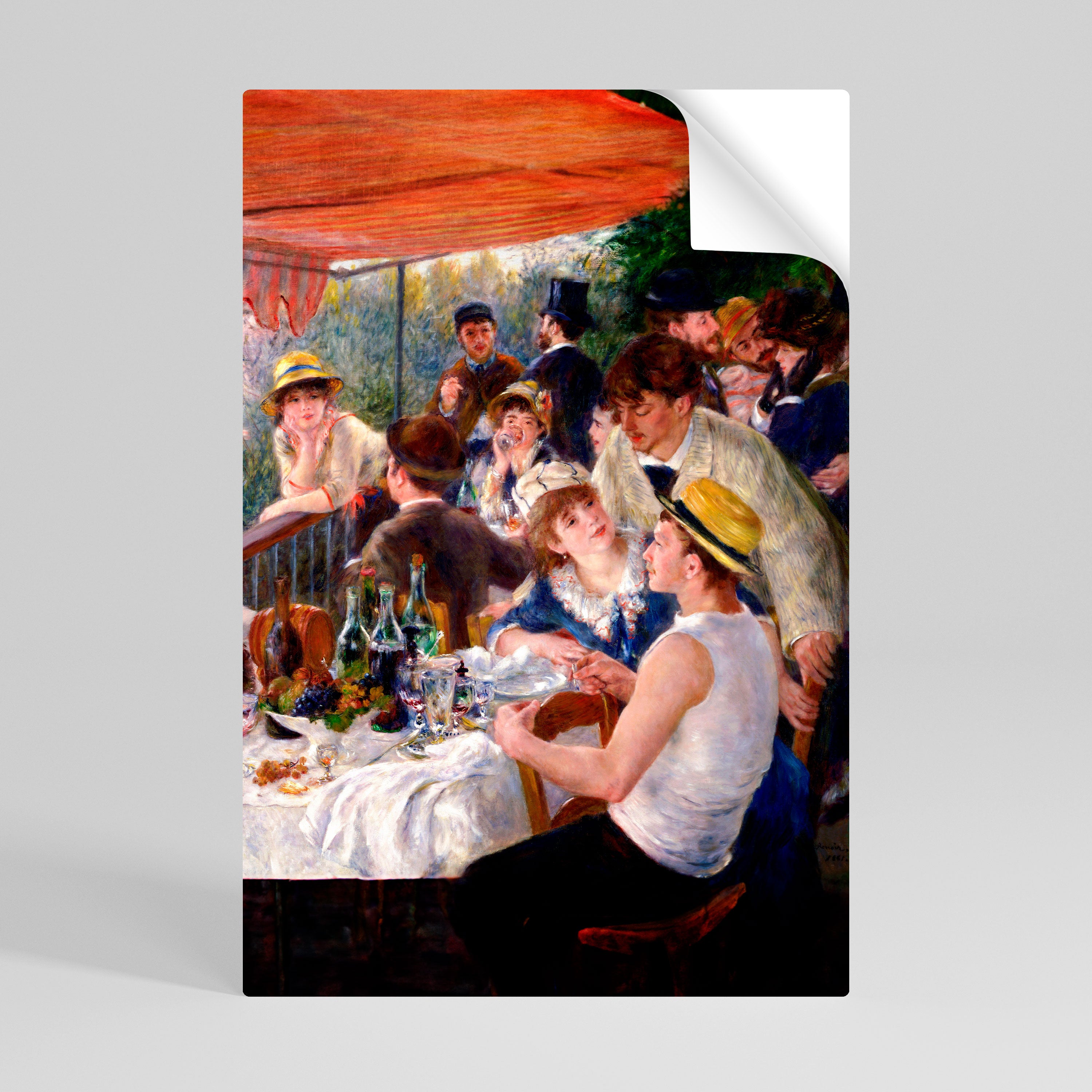 LUNCHEON OF THE BOATING PARTY Αυτοκόλλητη Αφίσα κάθετη