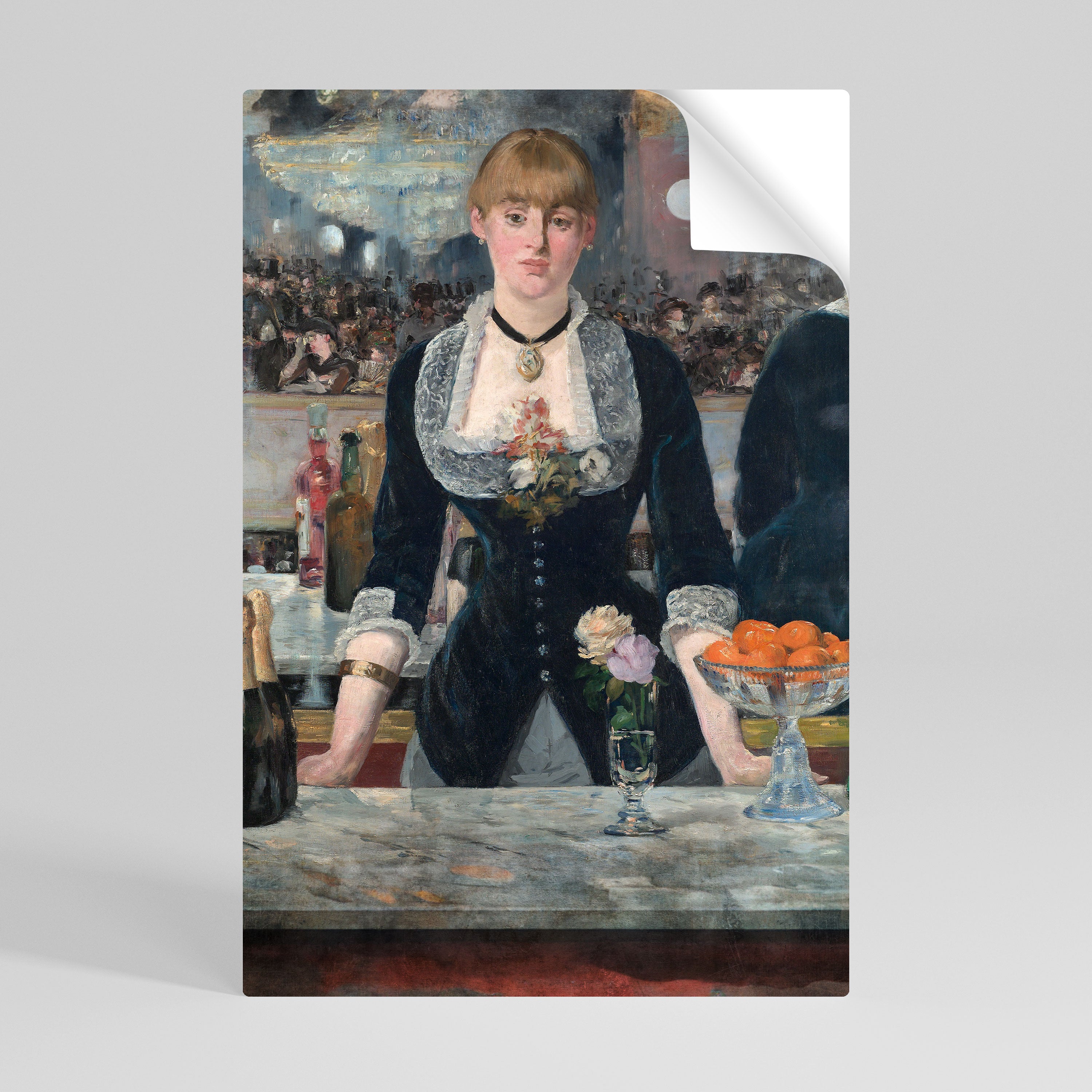 SHADOWS AT THE BAR Αυτοκόλλητη Αφίσα κάθετη