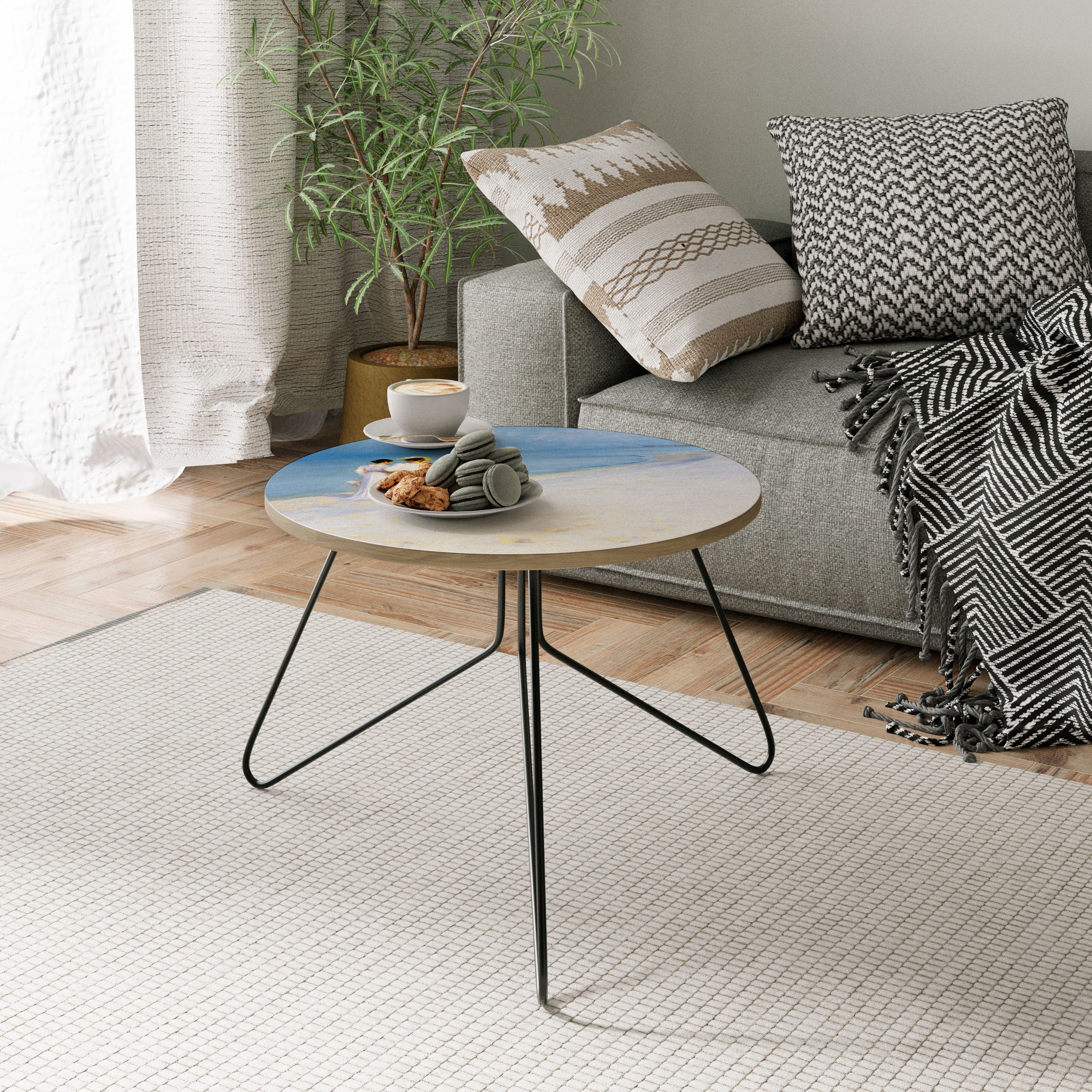 SUMMER EVENING ON SKAGEN'S BEACH Coffee Table 60