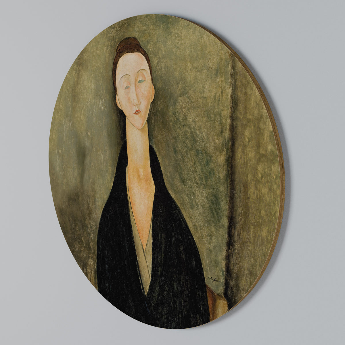 AMEDEO MODIGLIANI Στρογγυλός πίνακας ζωγραφικής