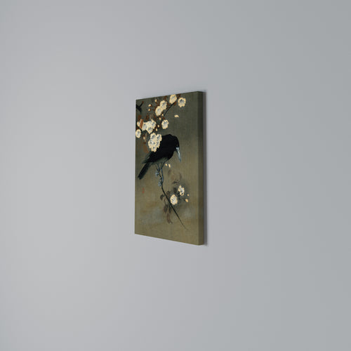PETALS AND CROWS Κατακόρυφος Πίνακας σε Καμβά
