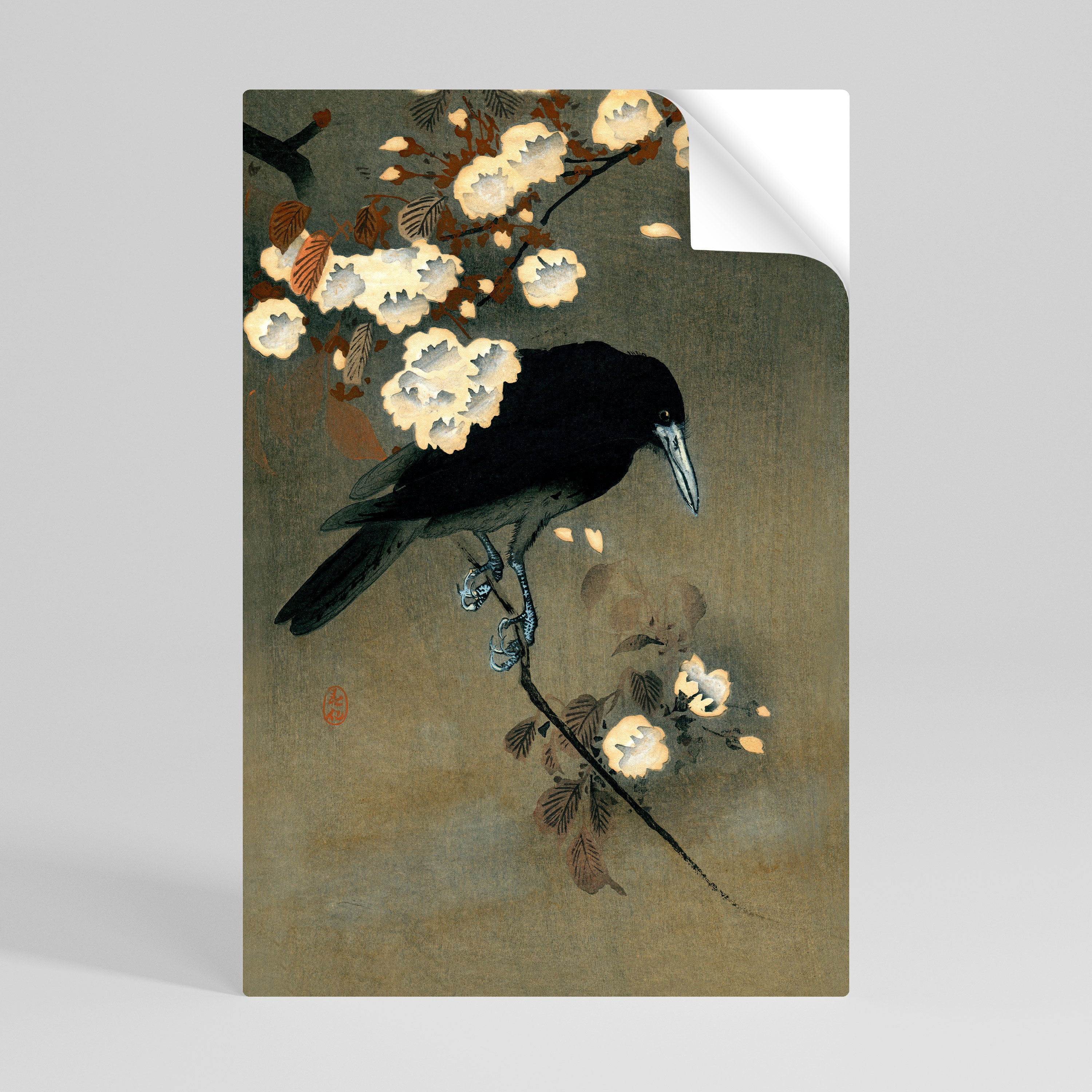 PETALS AND CROWS Αυτοκόλλητη Αφίσα κάθετη