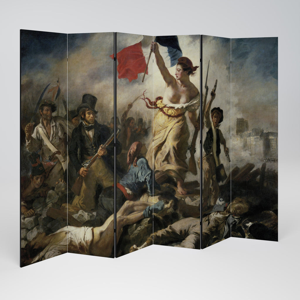LIBERTY LEADING THE PEOPLE Διακοσμητικό διαχωριστικό δωματίου 6 πάνελ