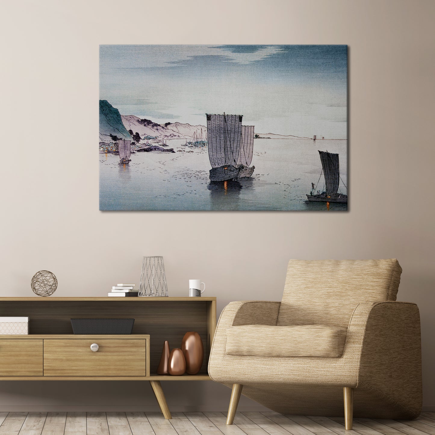 YĹŞGURE NO HANSEN Horizontal Canvas Print