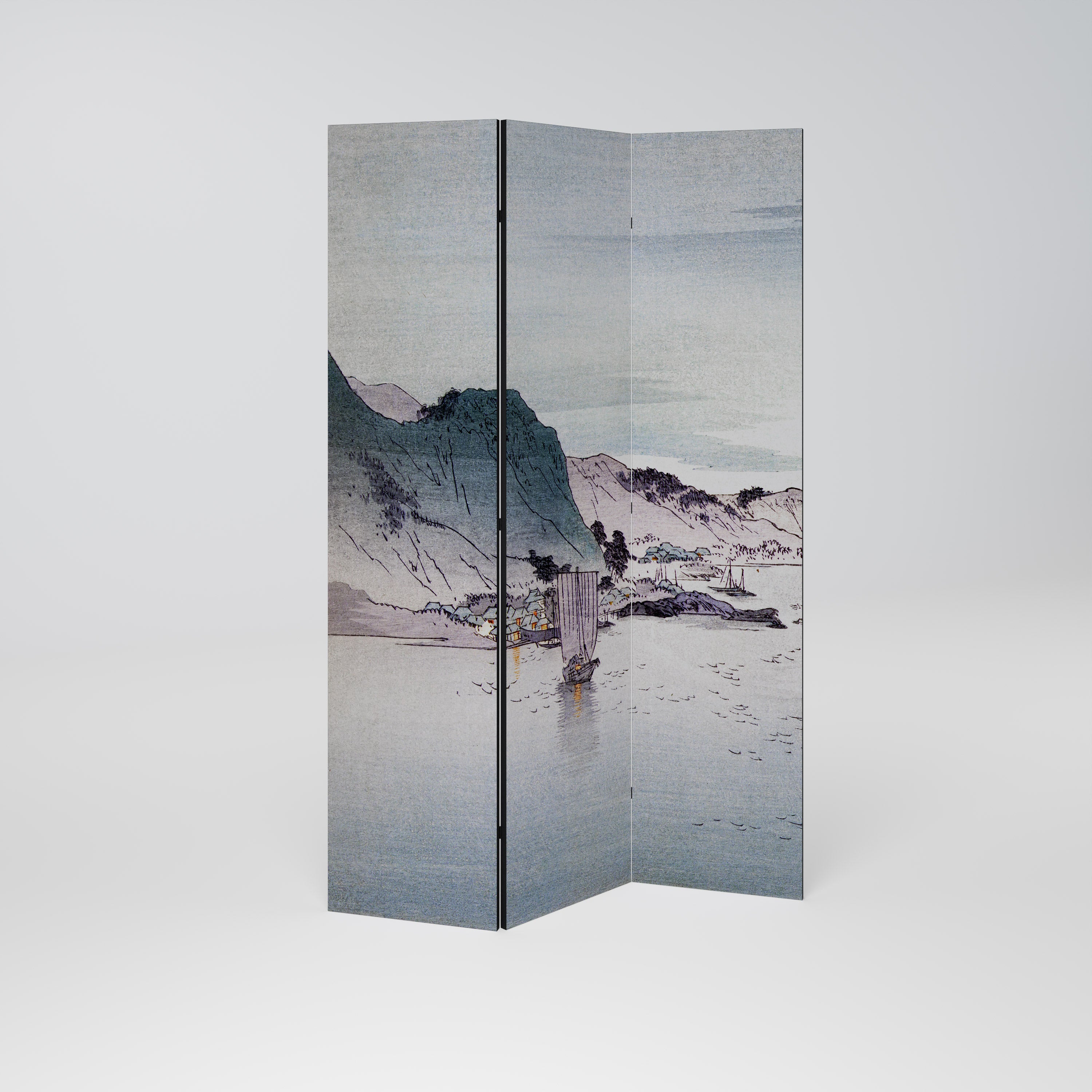 YĹŞGURE NO HANSEN 3-Panel Room Divider