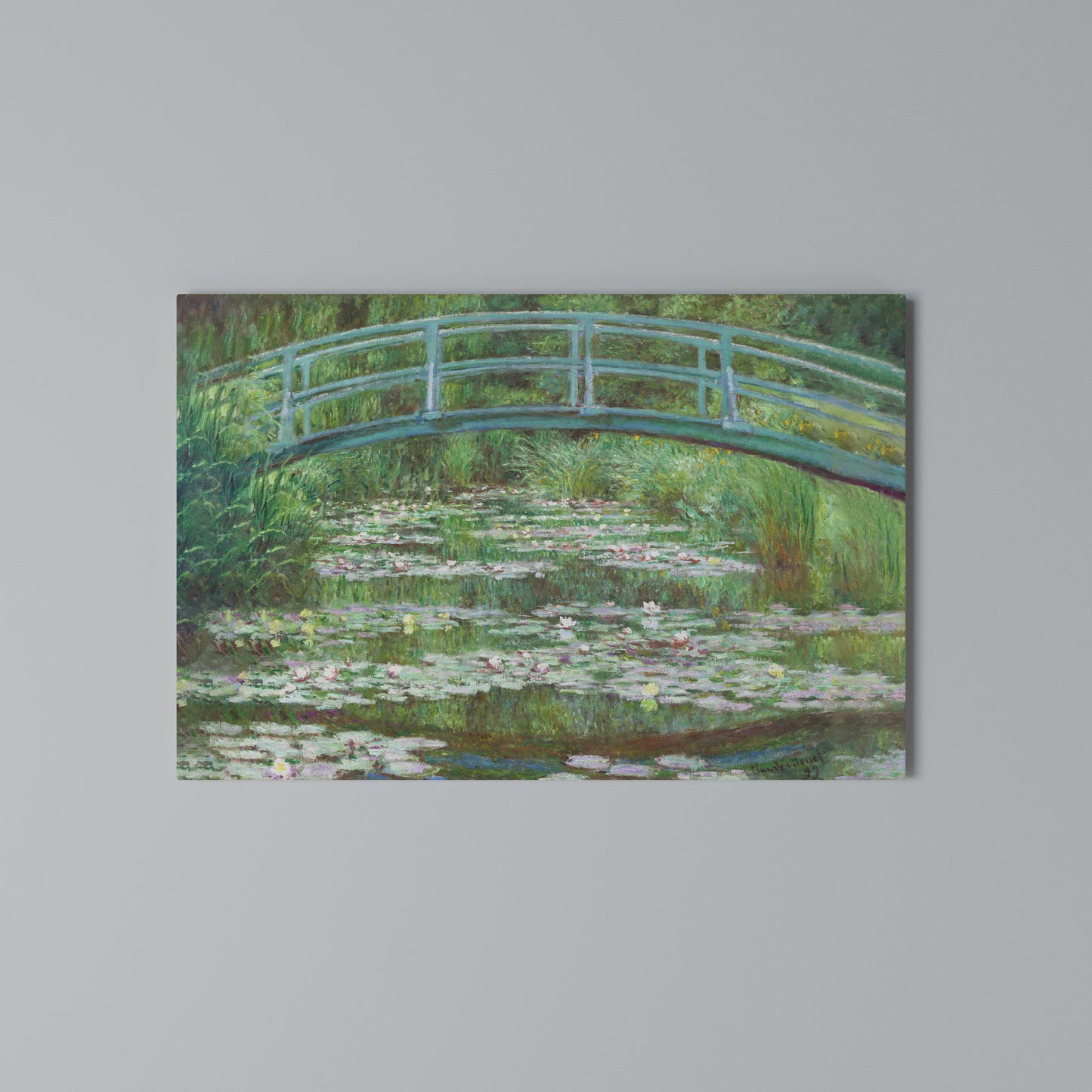 JAPANESE FOOTBRIDGE Horizontal Canvas Print