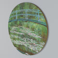 JAPANESE FOOTBRIDGE Στρογγυλός πίνακας ζωγραφικής