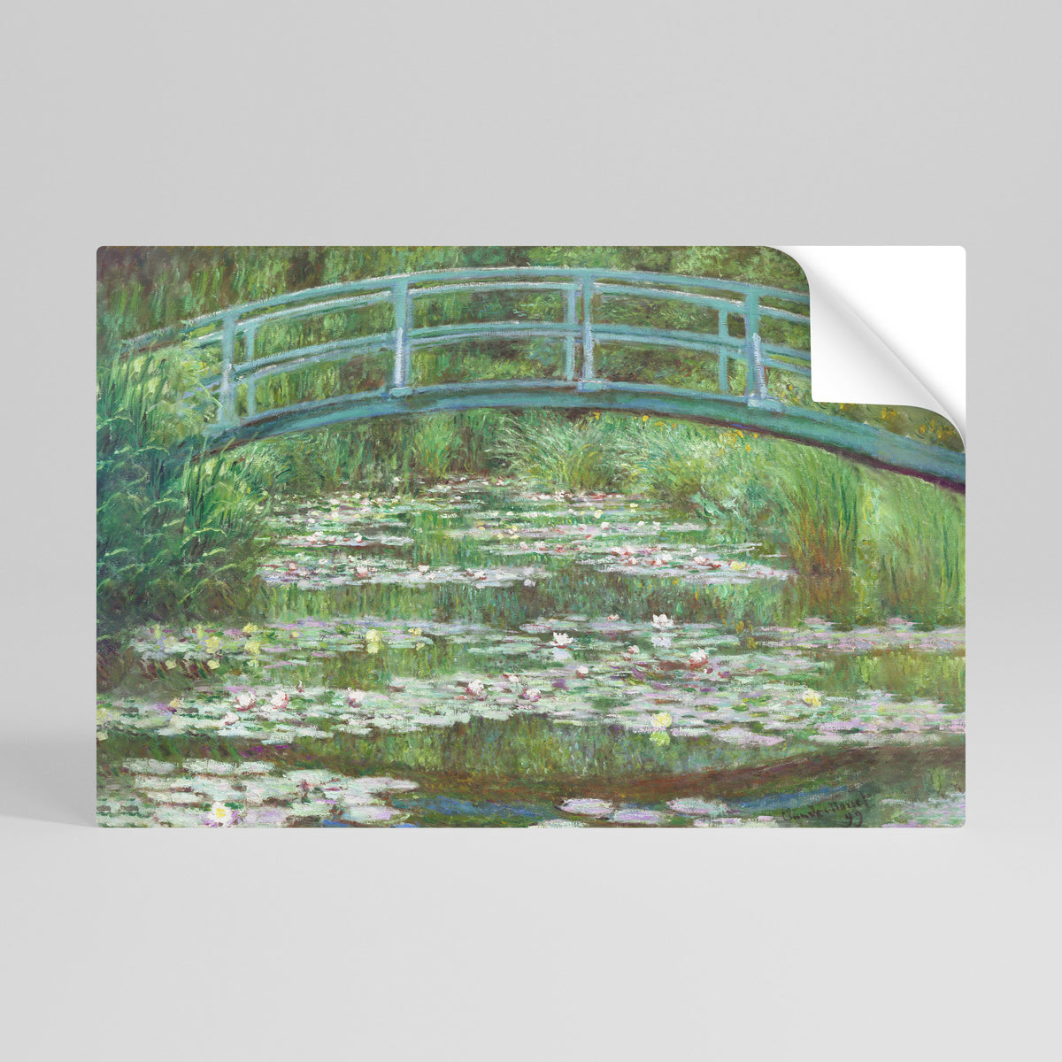 JAPANESE FOOTBRIDGE Αυτοκόλλητη Αφίσα οριζόντια