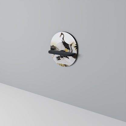 JAPANESE FLOCK OF CRANES Διακοσμητικό Ράφι Art Shelf