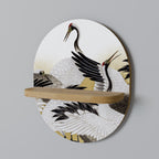 JAPANESE FLOCK OF CRANES Διακοσμητικό Ράφι Art Shelf