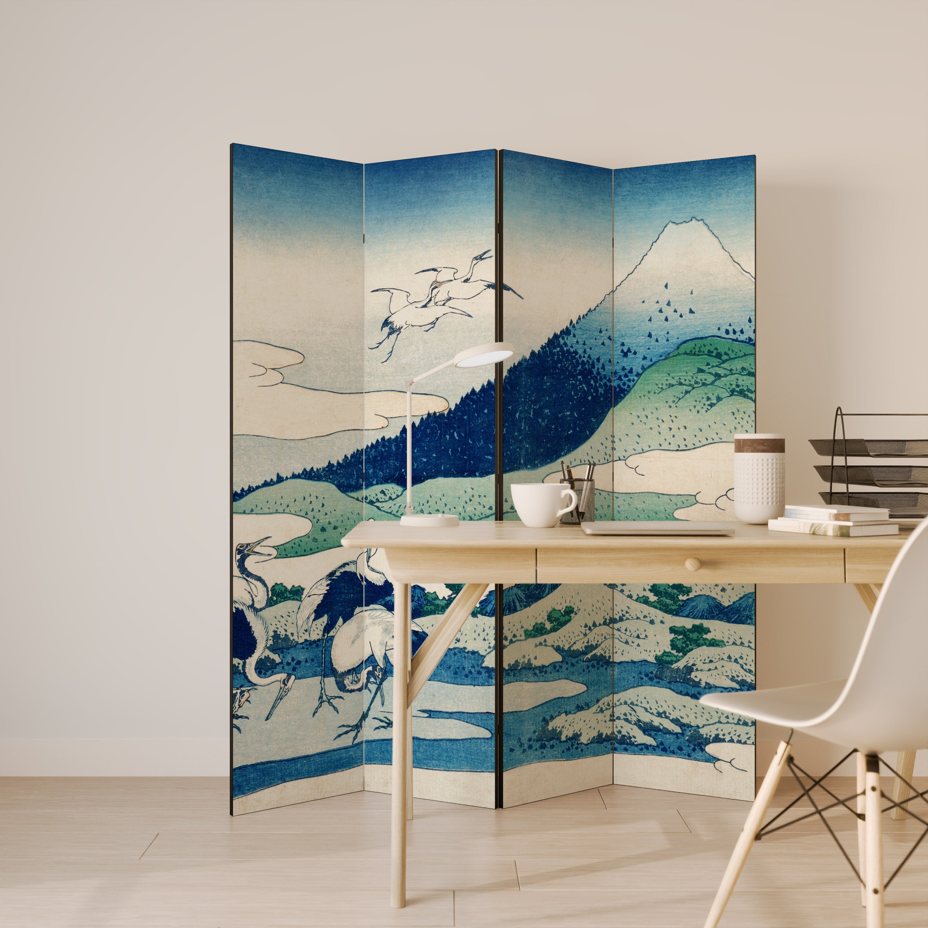 UMEZAWA MANOR Παραβάν με 4 πάνελ