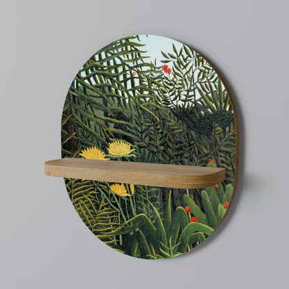 VIRGIN FOREST WITH SUNSET Διακοσμητικό Ράφι Art Shelf