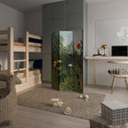 VIRGIN FOREST WITH SUNSET Παραβάν με 3 πάνελ