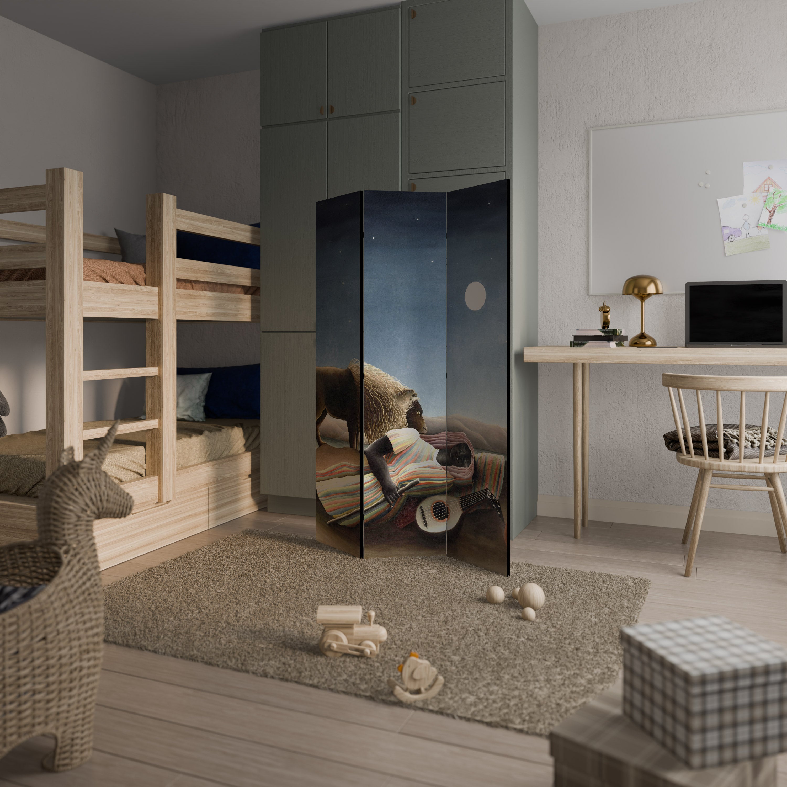 THE SLEEPING GYPSY Παραβάν με 3 πάνελ