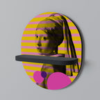 HER WITH A PEARL Διακοσμητικό Ράφι Art Shelf