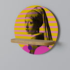 HER WITH A PEARL Διακοσμητικό Ράφι Art Shelf