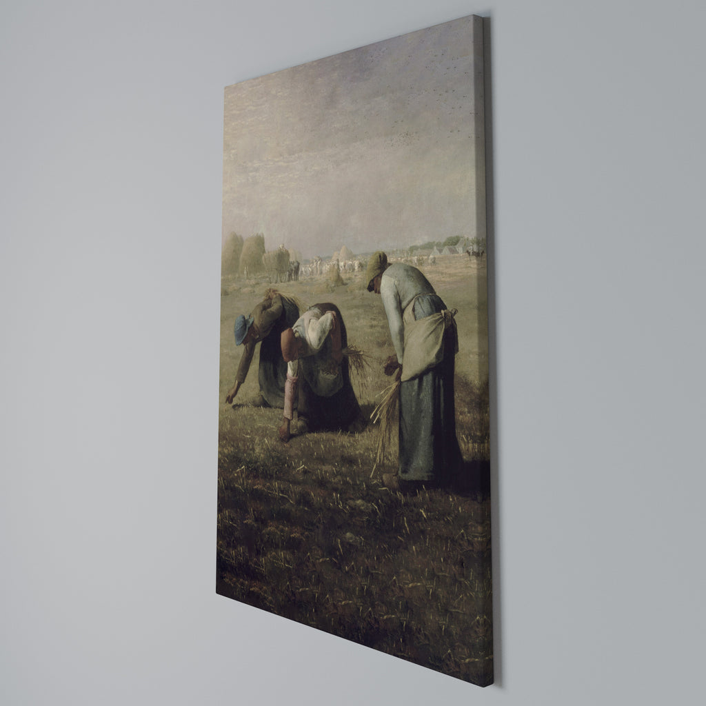 THE GLEANERS Vertical Canvas Print