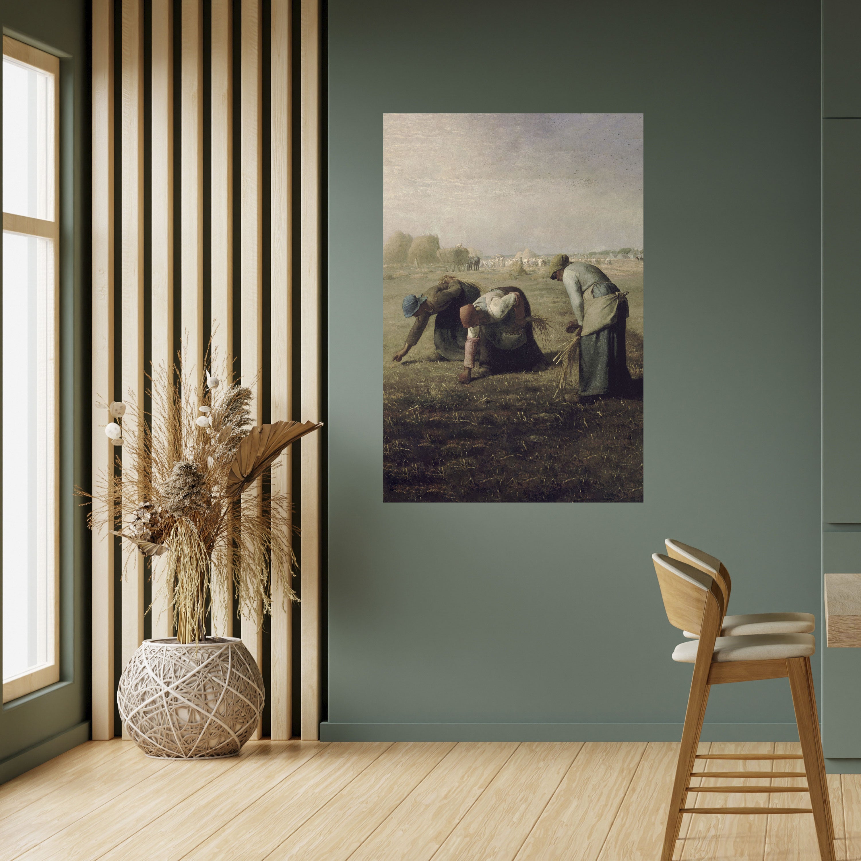 THE GLEANERS Peel and Stick Vertical Poster