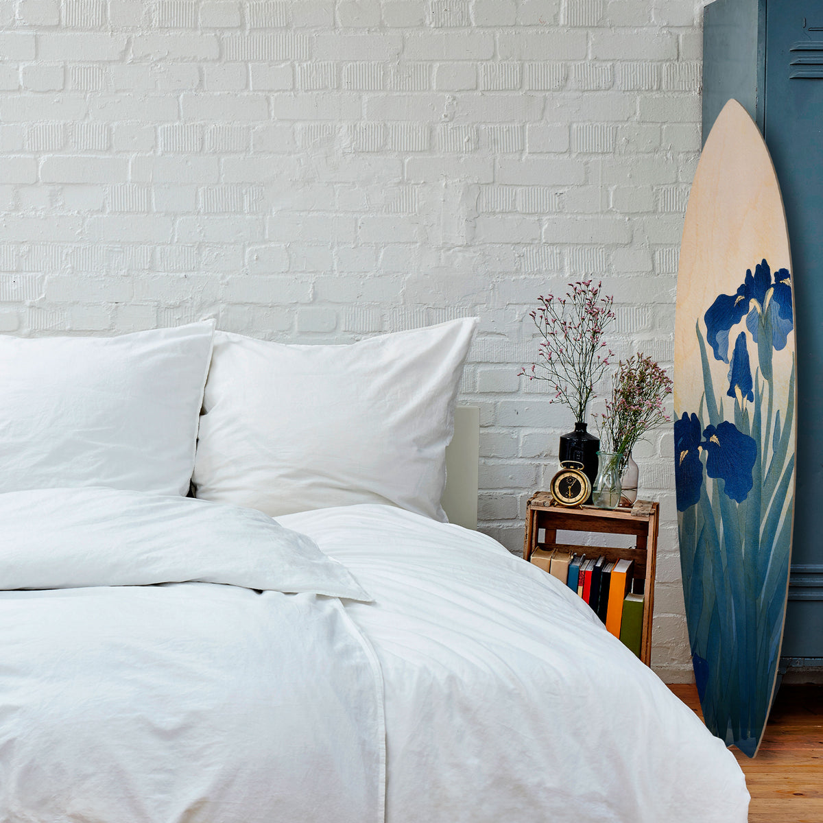 BLUE FLORAL RIDE Διακοσμητική σανίδα Surf