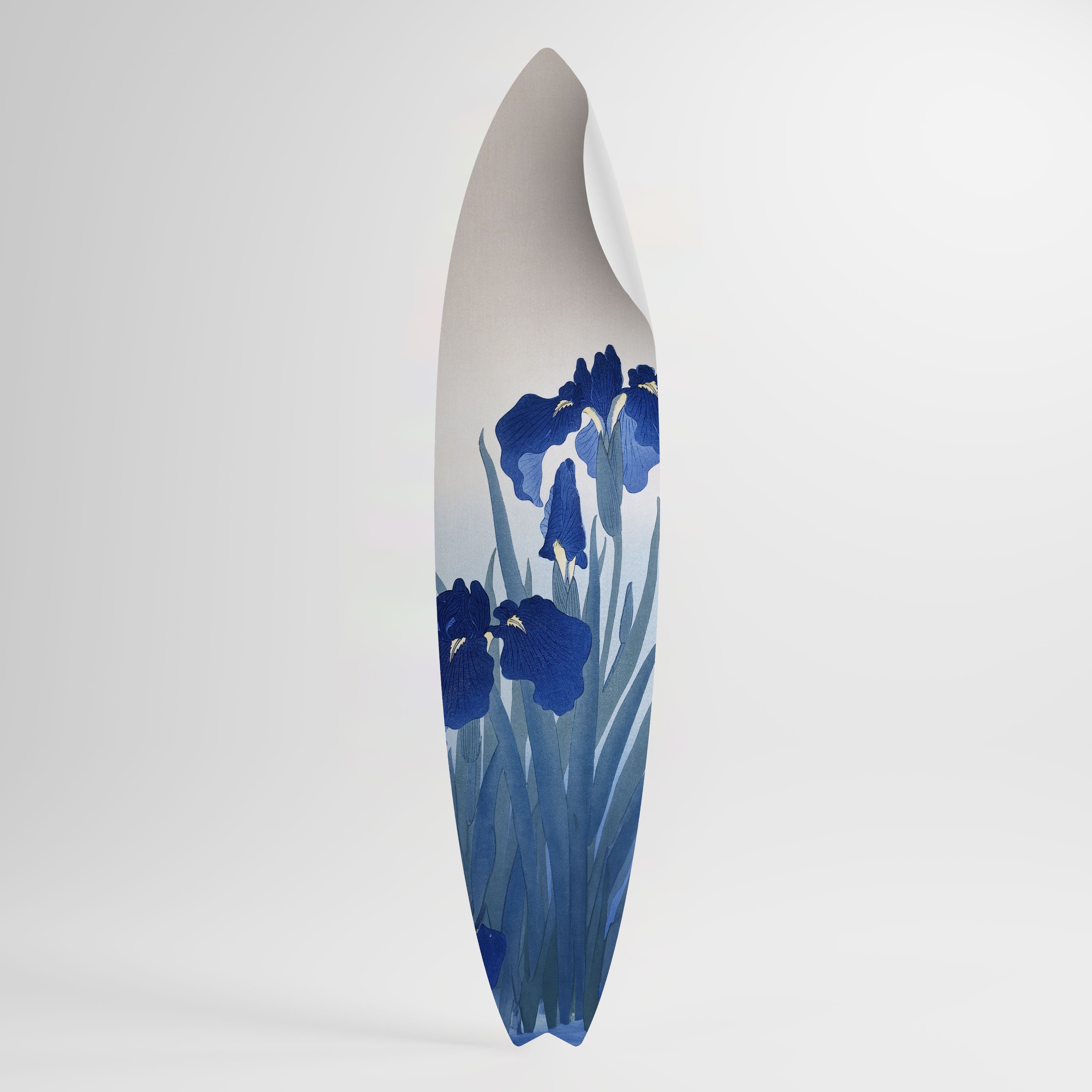 BLUE FLORAL RIDE Αυτοκόλλητη Αφίσα "Surf"