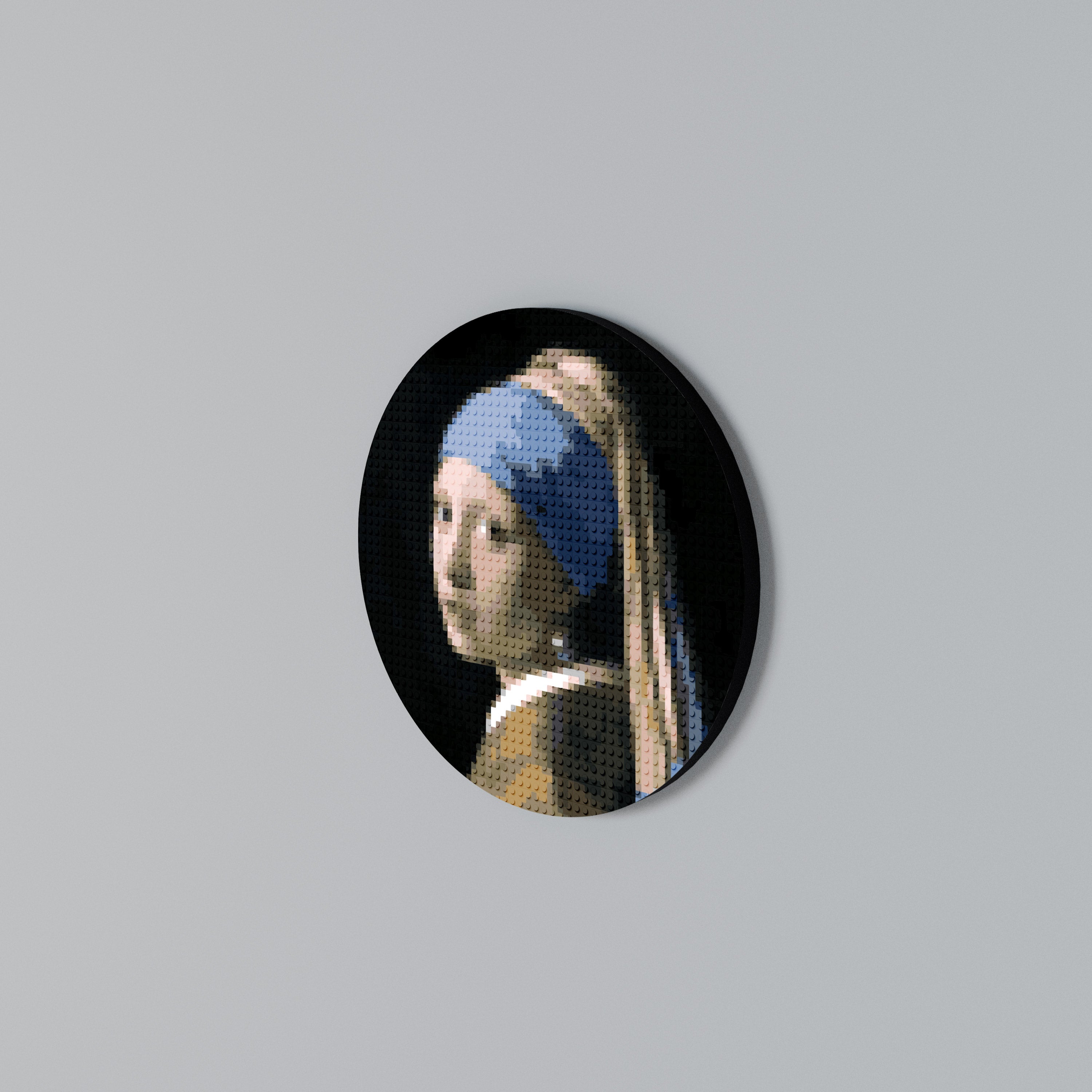 STRUCTURAL MASTERPIECE Στρογγυλός πίνακας ζωγραφικής