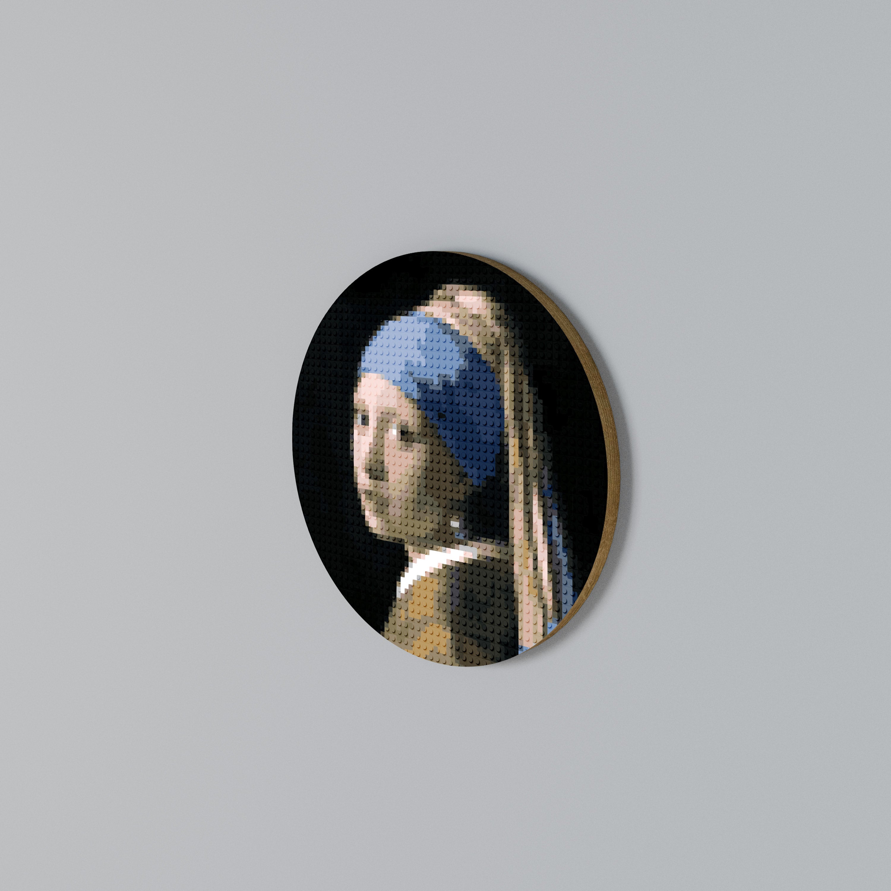 STRUCTURAL MASTERPIECE Στρογγυλός πίνακας ζωγραφικής