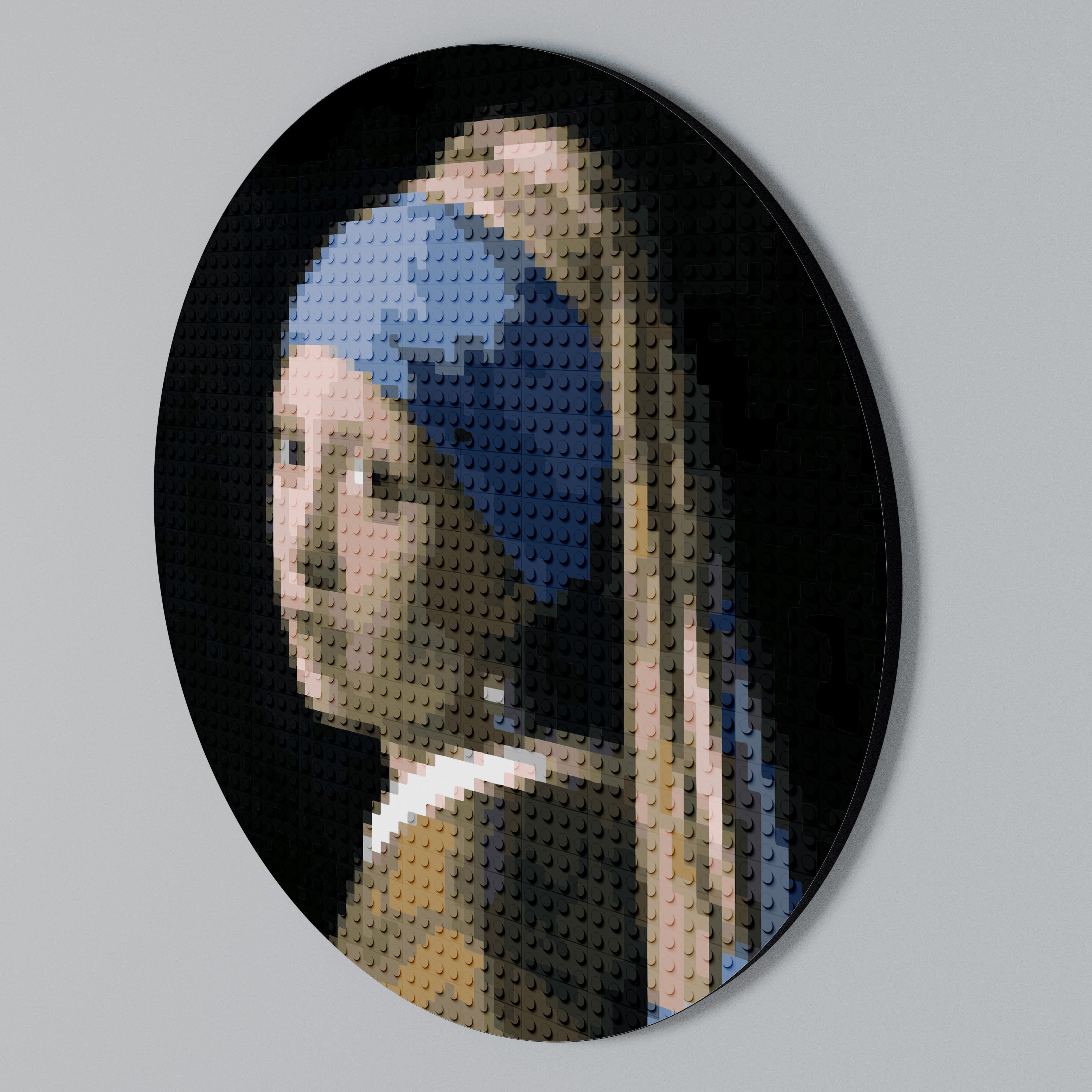 STRUCTURAL MASTERPIECE Στρογγυλός πίνακας ζωγραφικής