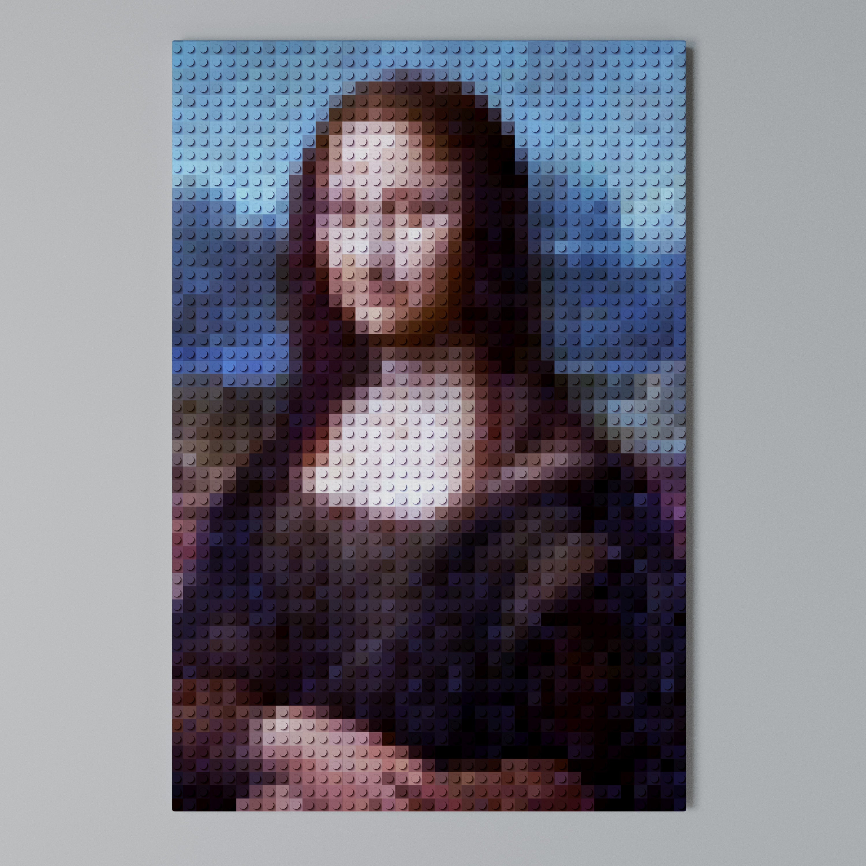 CONSTRUCTIVE ART Vertical Canvas Print