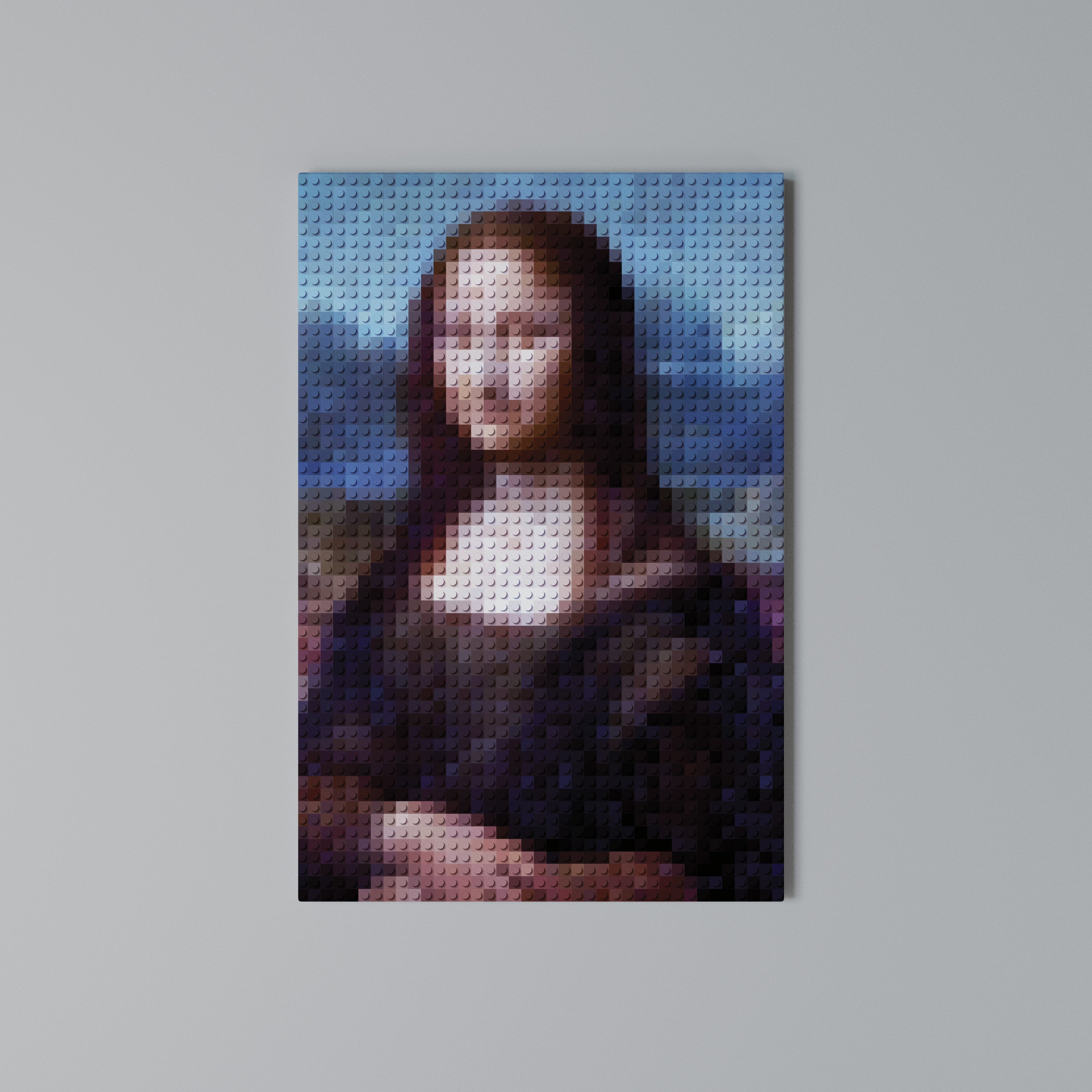 CONSTRUCTIVE ART Vertical Canvas Print