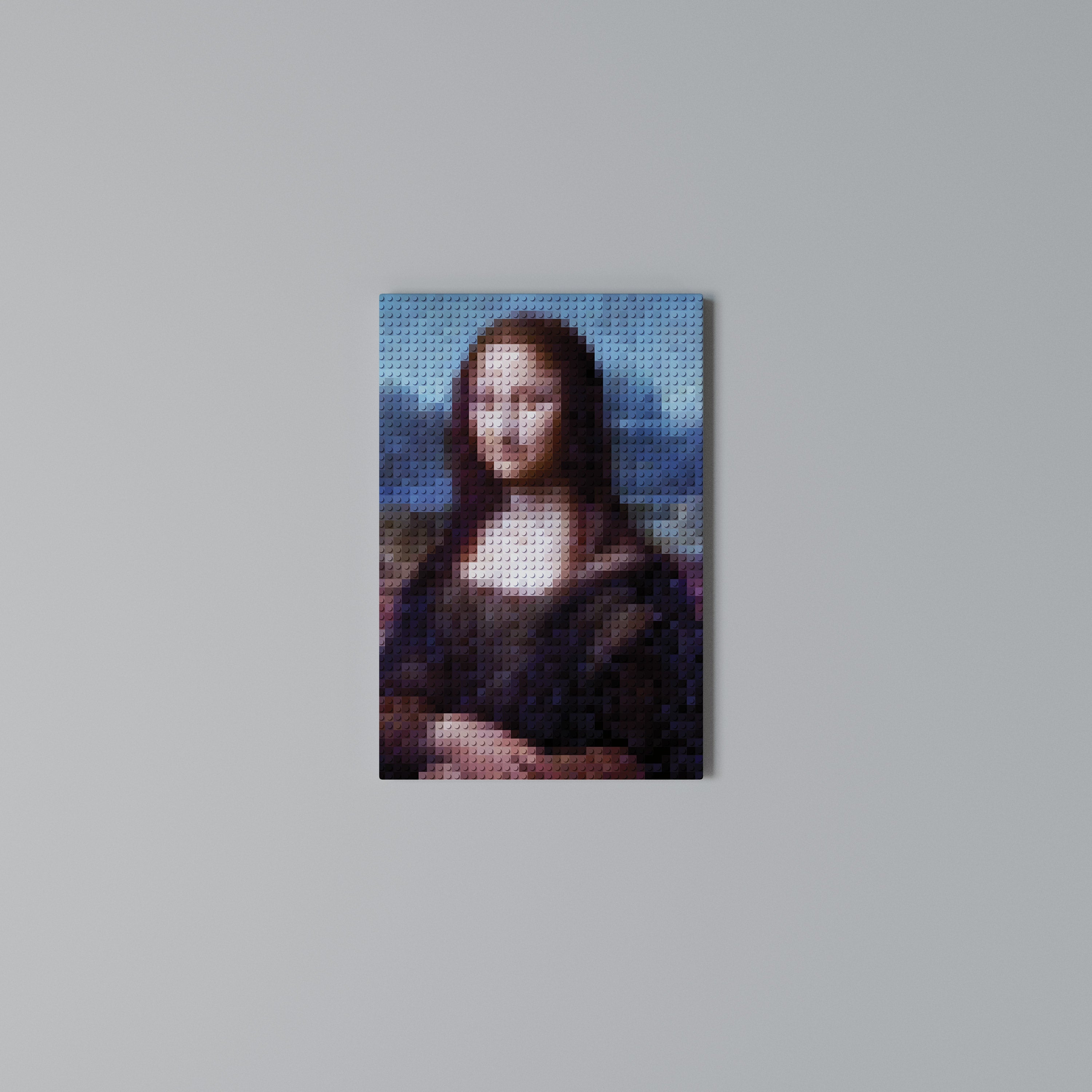 CONSTRUCTIVE ART Vertical Canvas Print