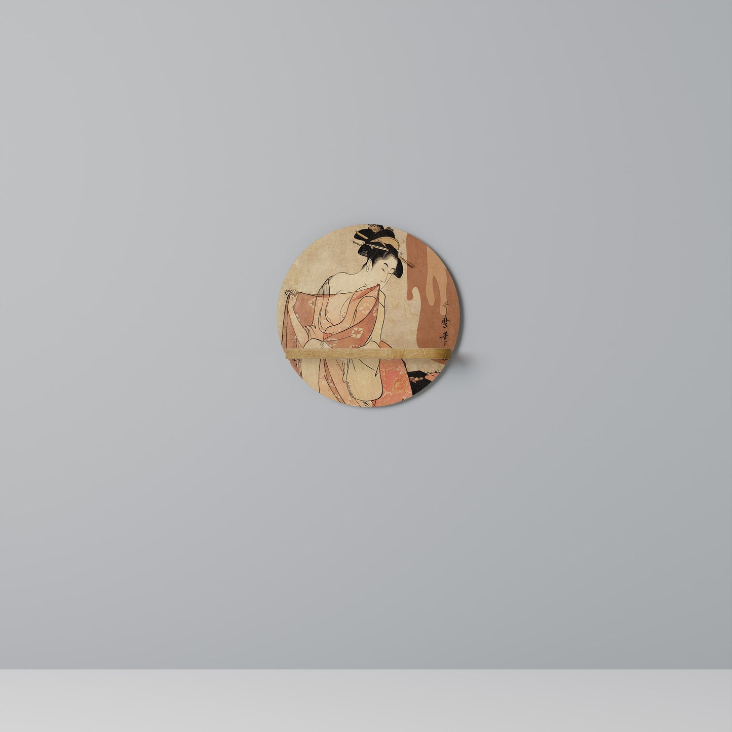 WOMAN, CAT AND EXTRA BROWN Διακοσμητικό Ράφι Art Shelf