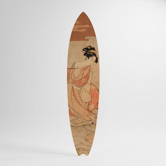 WOMAN, CAT AND EXTRA BROWN Διακοσμητική σανίδα Surf