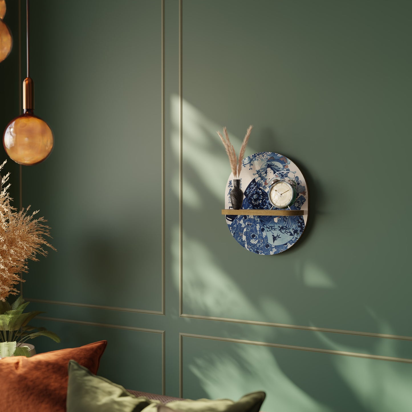 JAPANESE WOMAN Διακοσμητικό Ράφι Art Shelf